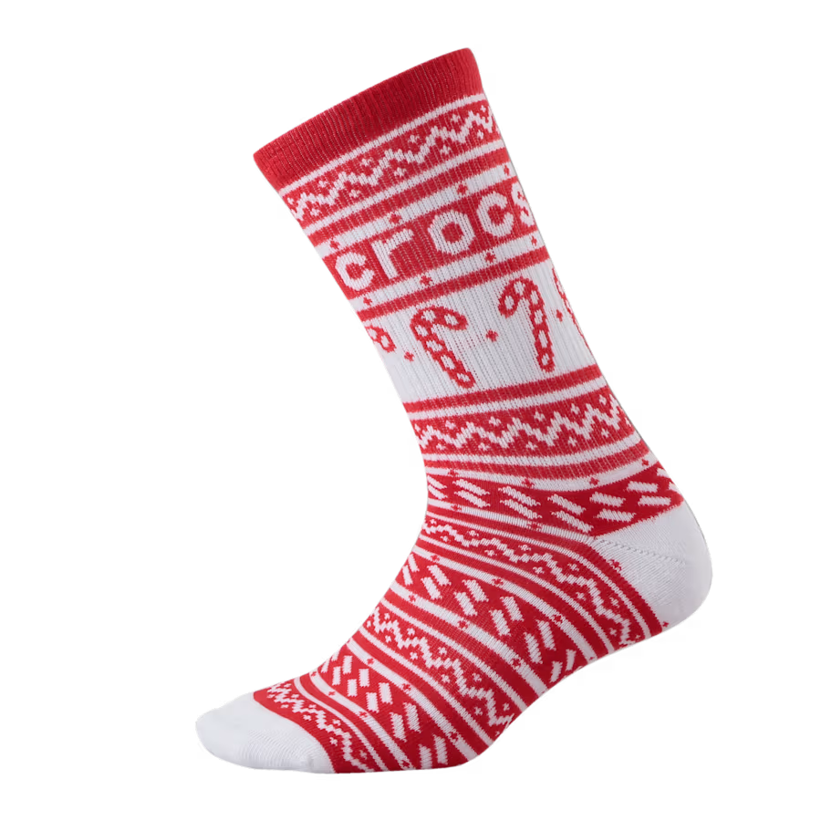 CrocsSocks Candy Cane 3-Pack