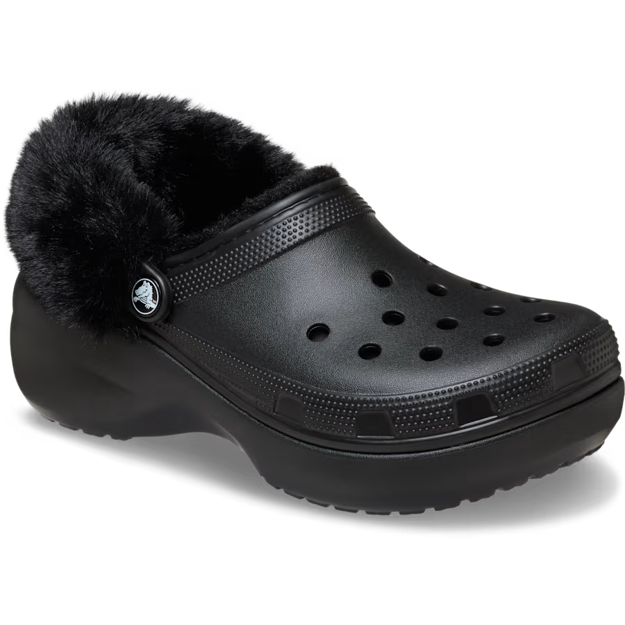 Classic Platform Fuzz Lined Clog