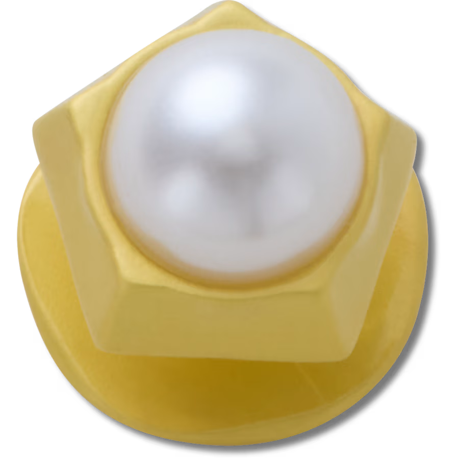 Gold Pentagon Pearl