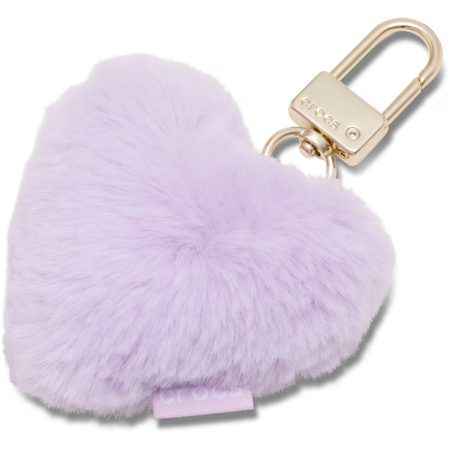 Plush Heart Bag Charm