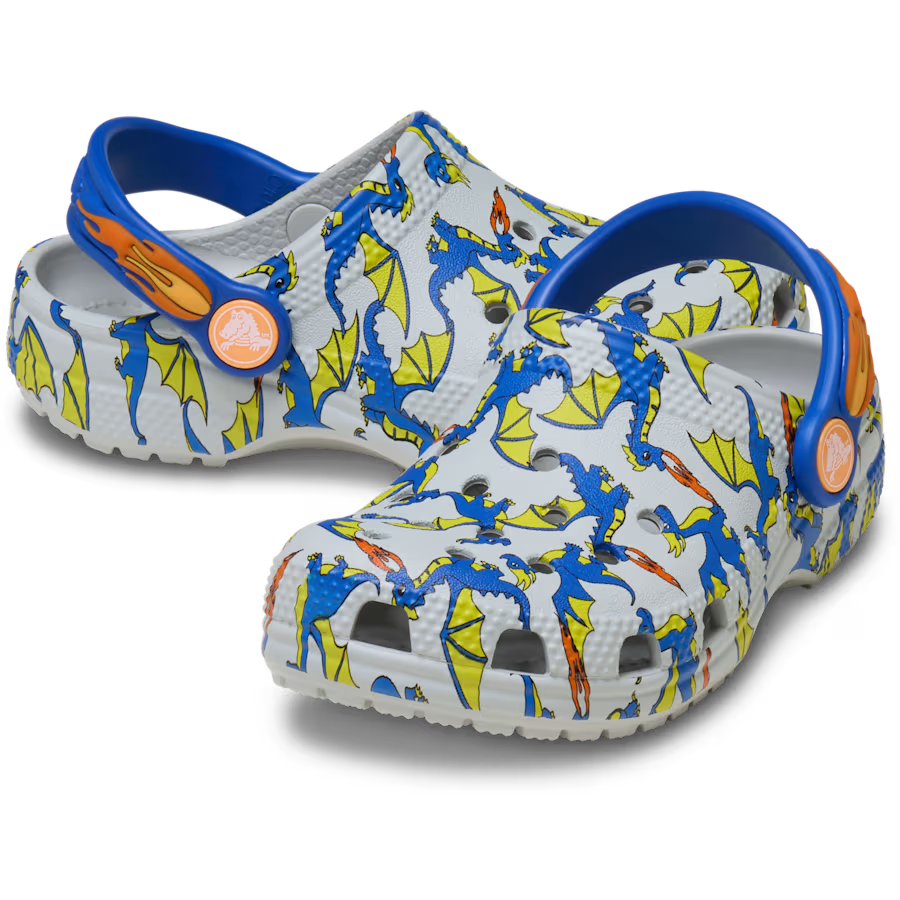 Toddler Classic Dragon Graphic Clog