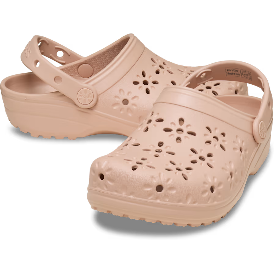 Classic Floral Cut-Out Clog