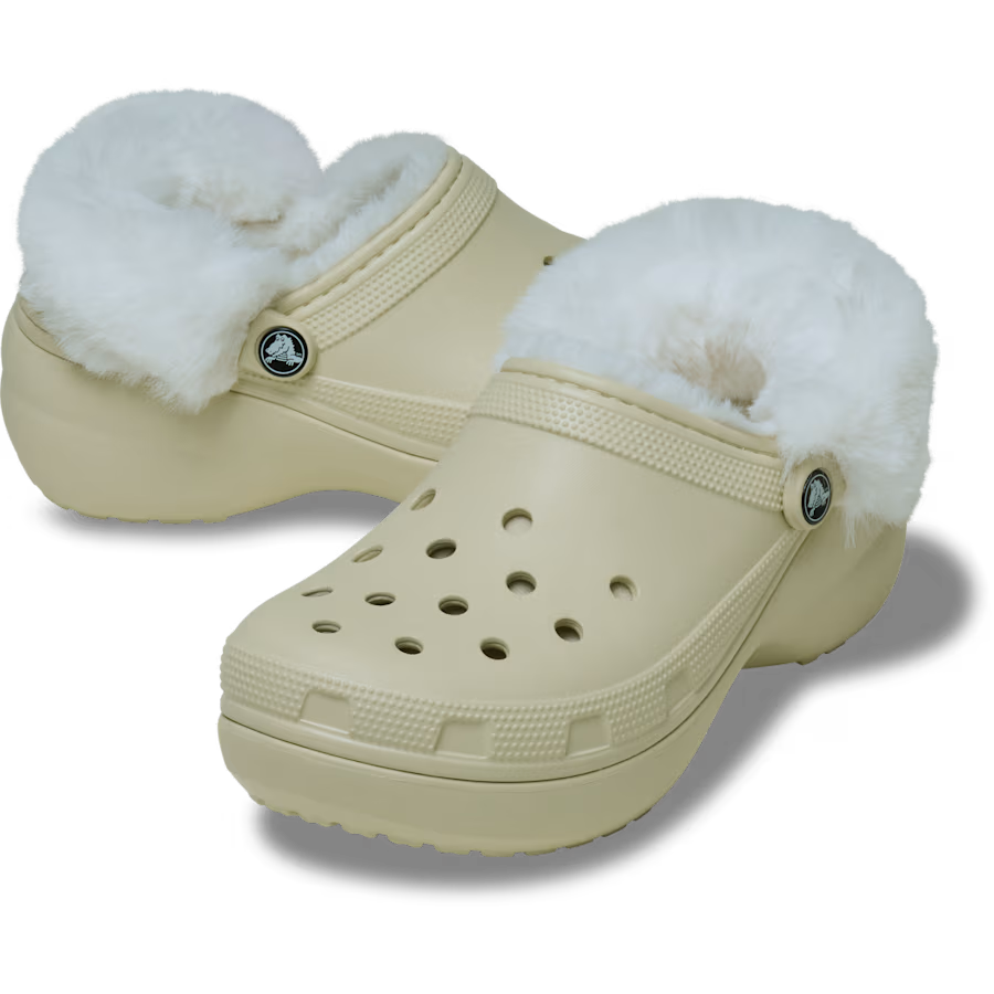 Classic Platform Fuzz Lined Clog