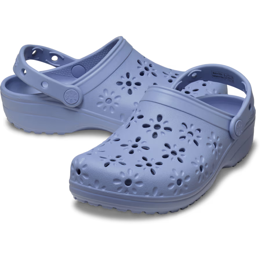 Classic Floral Cut-Out Clog