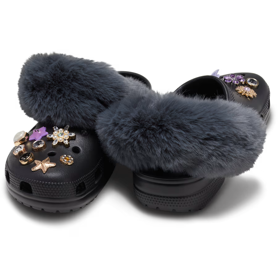 Faux Fur Back Strap Scrunchie Btc