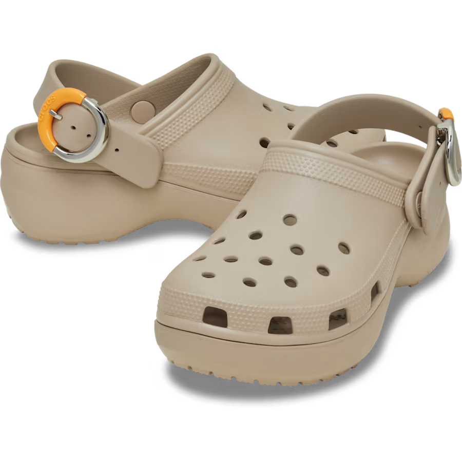 Classic Platform Dipped Buckle Clog