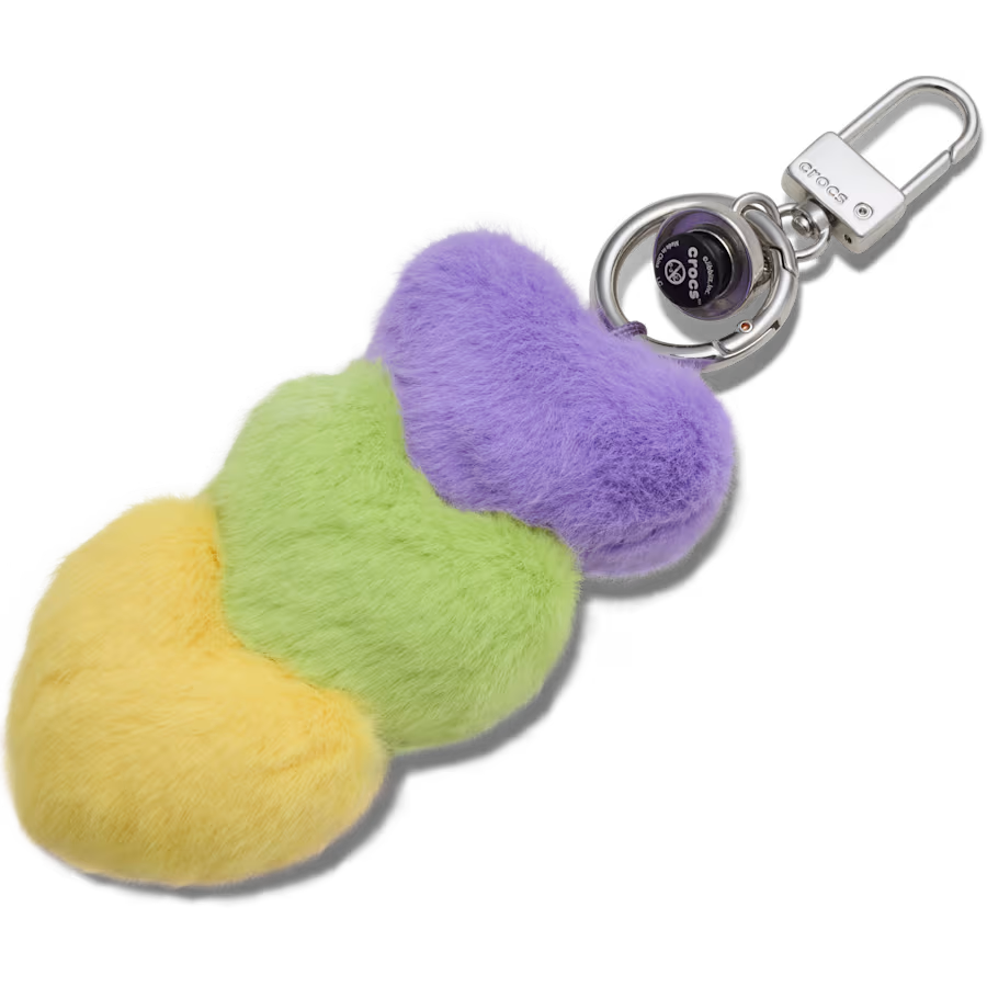Triple Heart Bag Charm