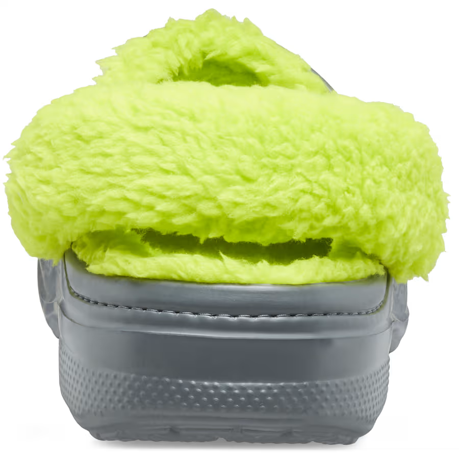 Baya Lined Fuzz-Strap Clog
