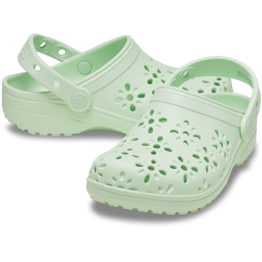 Kids' Classic Floral Cut-Out Clog