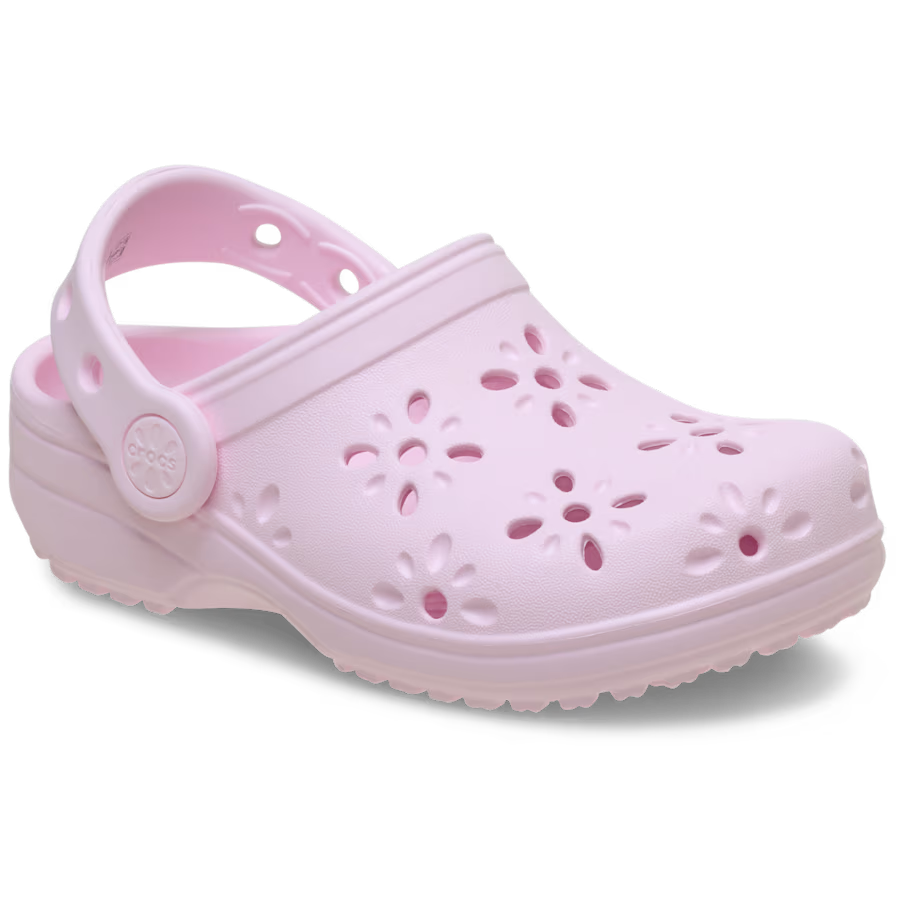 Toddler Classic Floral Cut-Out Clog