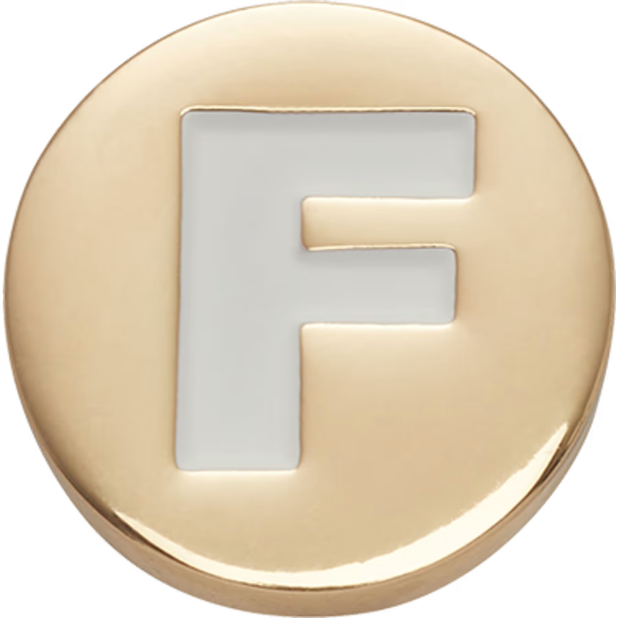 Gold Letter F