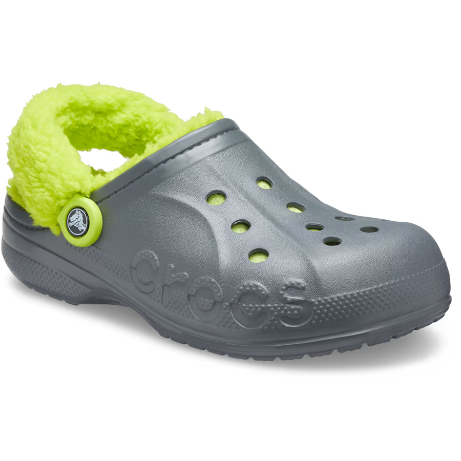 Baya Lined Fuzz-Strap Clog