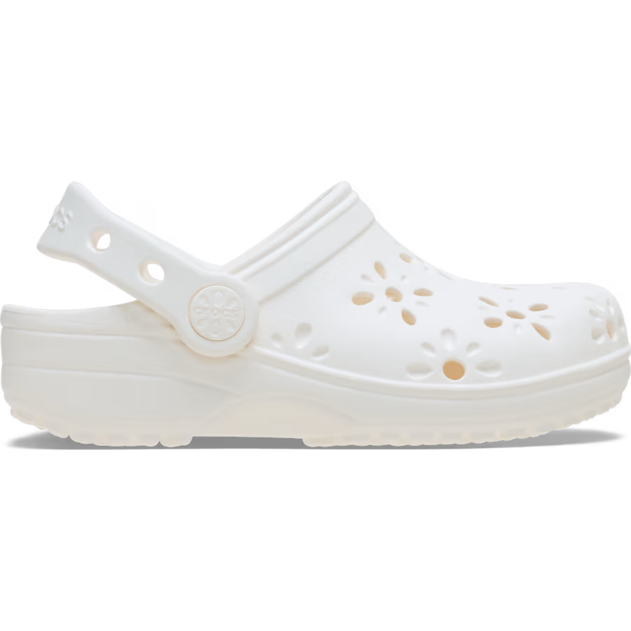Toddler Classic Floral Cut-Out Clog