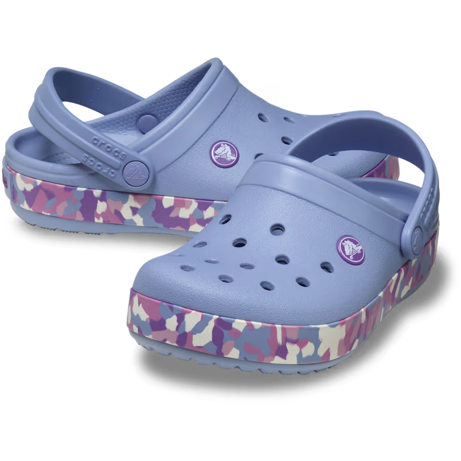 Kids' Crocband Glow Confetti Band Clog