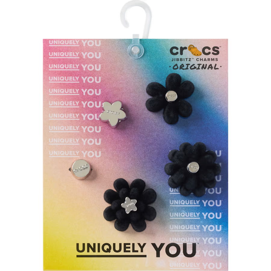 Black Velvet Flower 5 Pack
