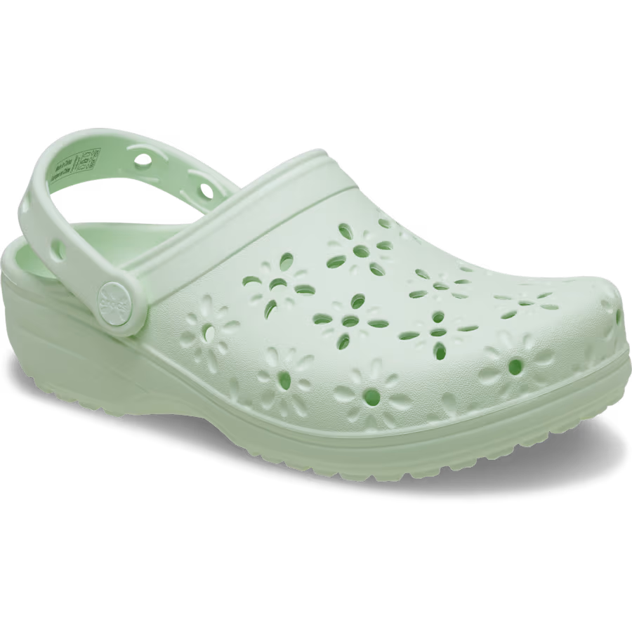 Classic Floral Cut-Out Clog