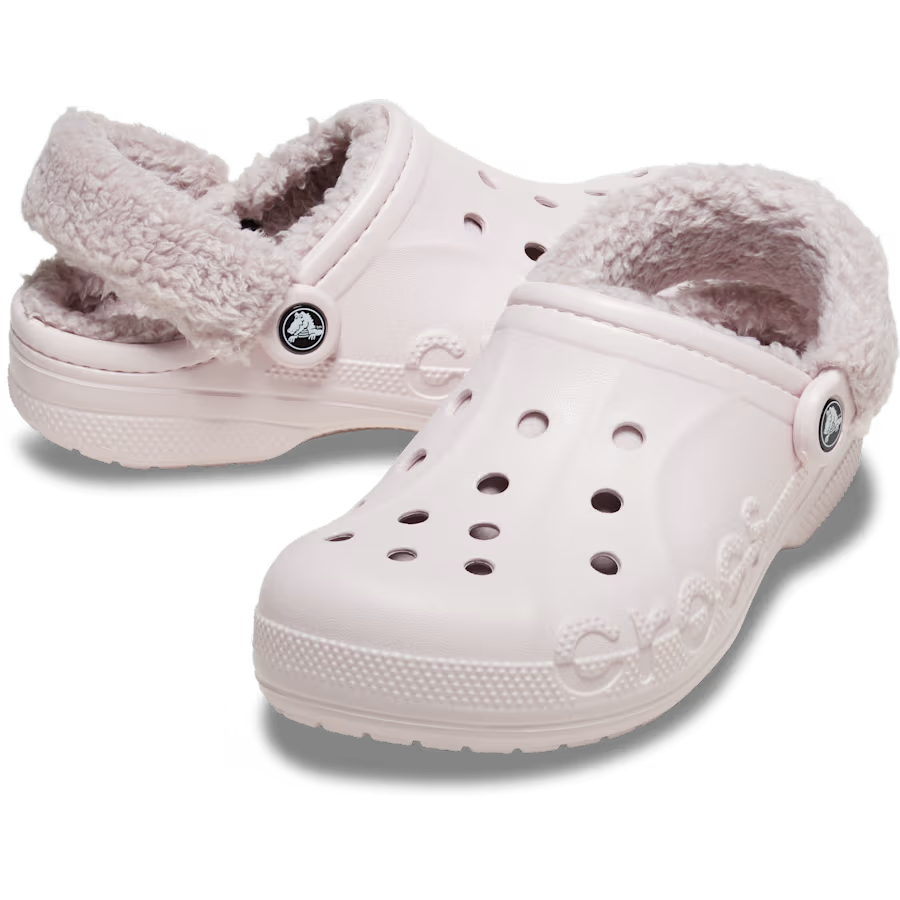 Baya Lined Fuzz-Strap Clog