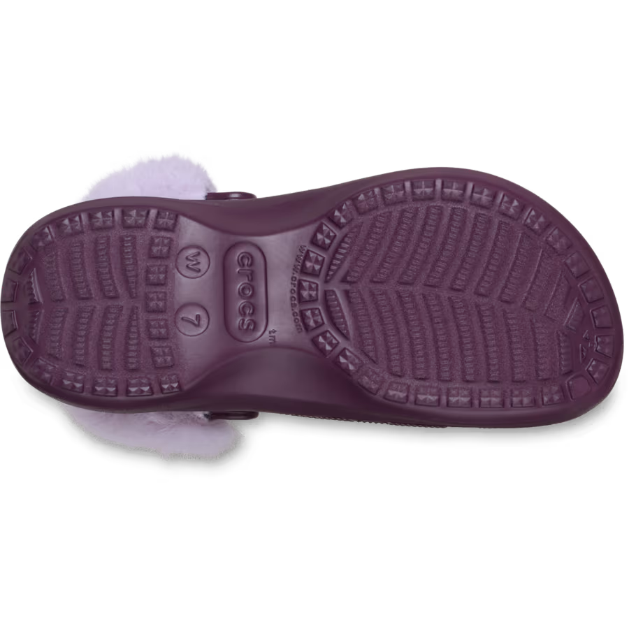 Classic Platform Fuzz Lined Clog