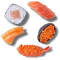 Realistic Sushi Dinner 5 Pack
