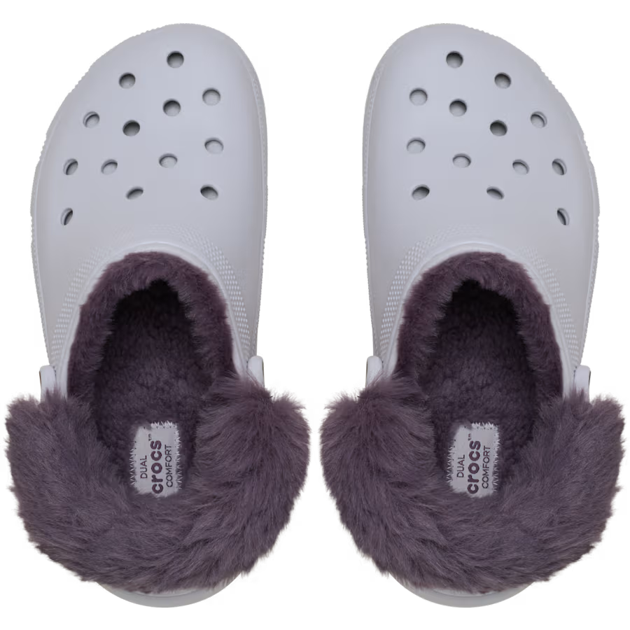 Classic Platform Fuzz Lined Clog