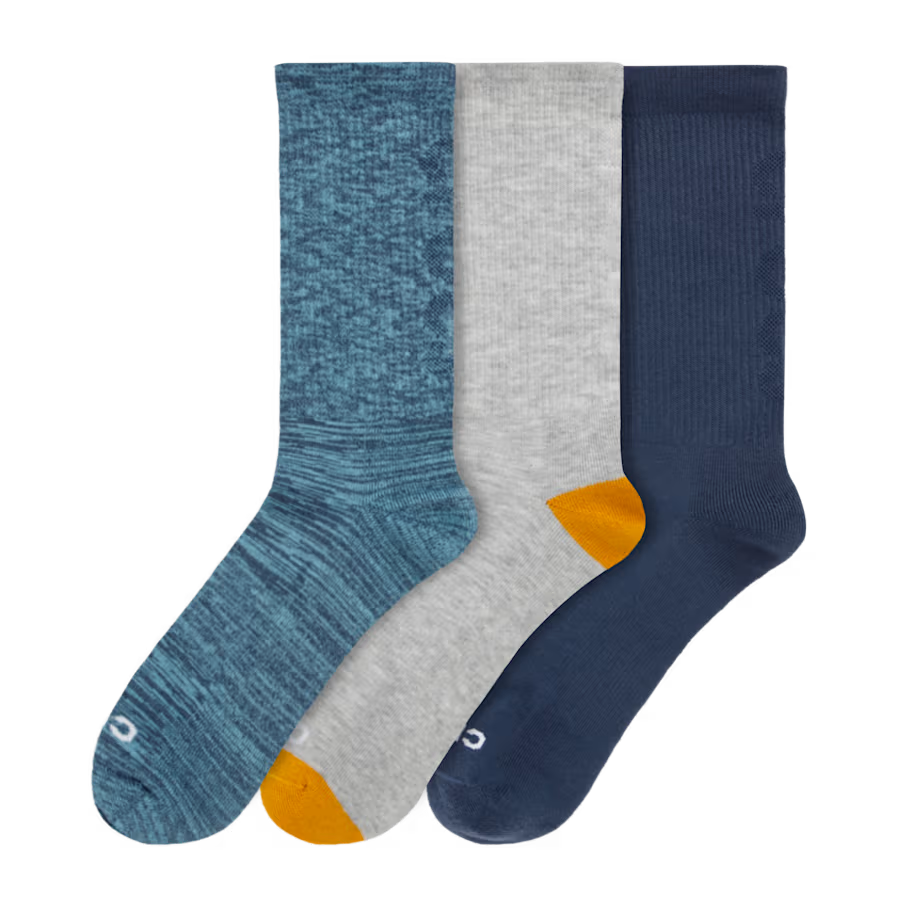 Crocs Socks Crew Texture Logo 3-Pack