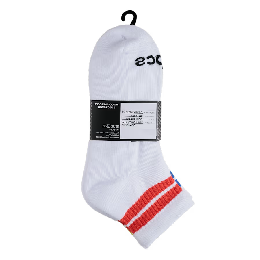 CrocsSocks Retro Ankle Stripe 3-Pack