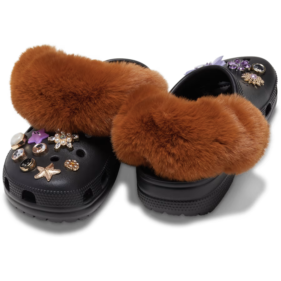 Faux Fur Back Strap Scrunchie Btc