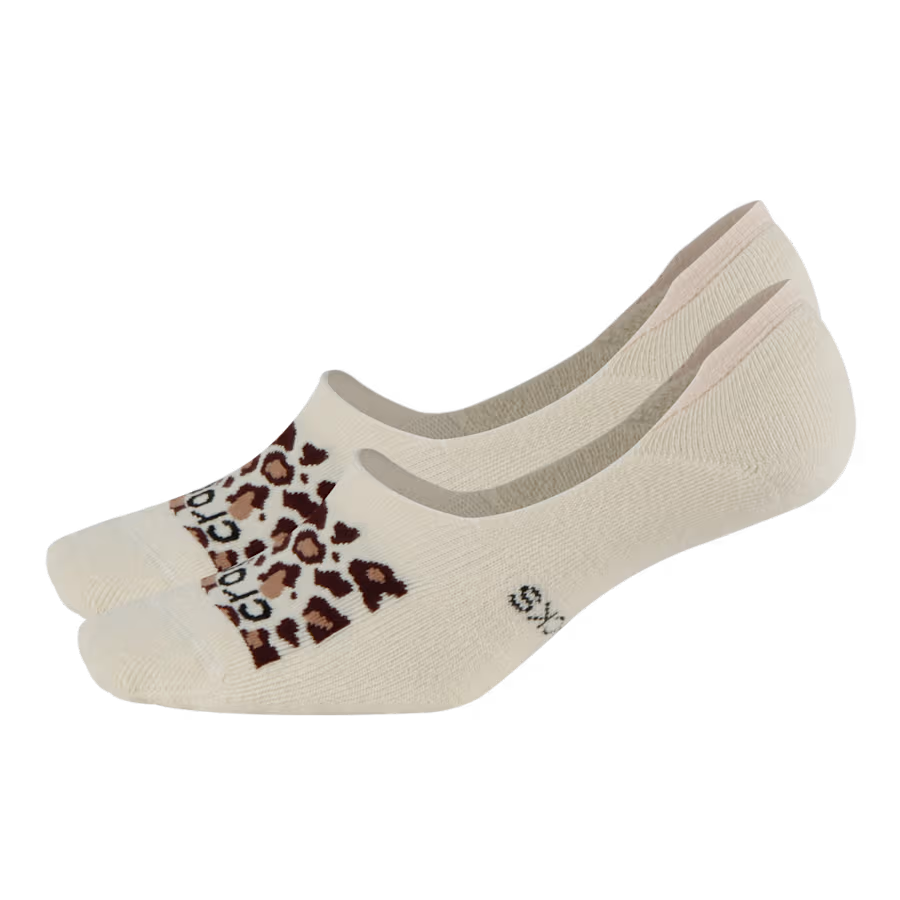 CrocsSocks Cheetah Hidden Liner 3PK