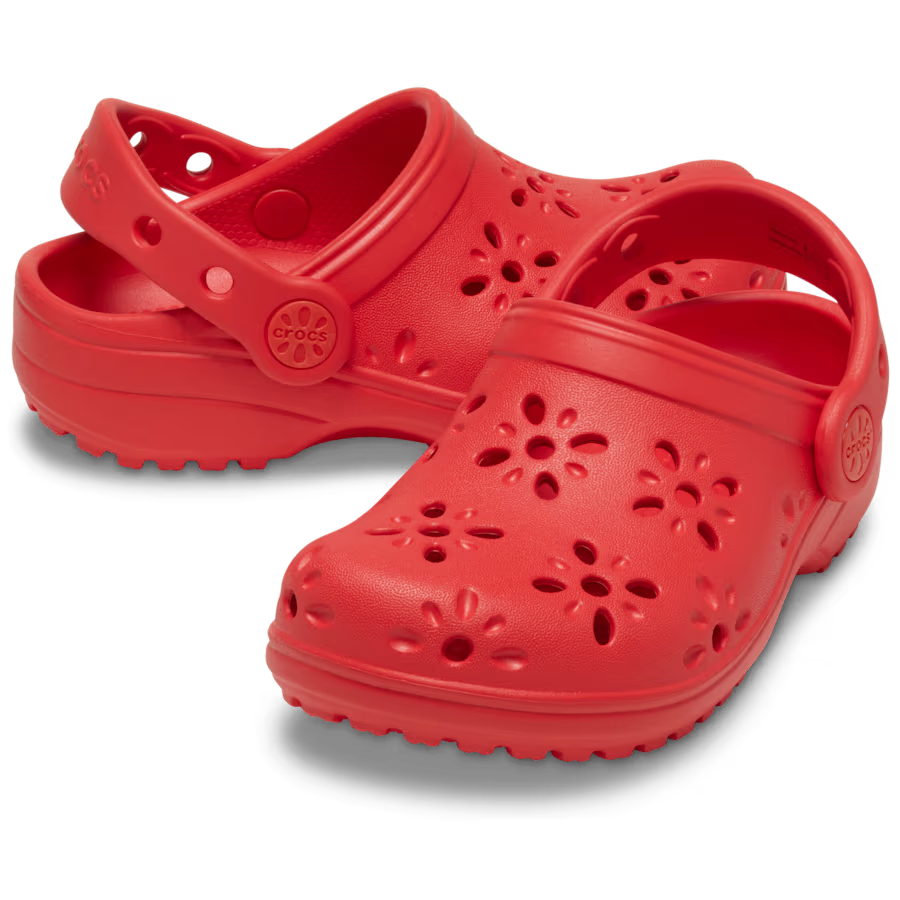 Toddler Classic Floral Cut-Out Clog