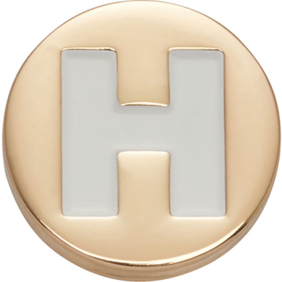 Gold Letter H