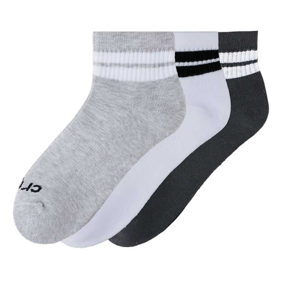 CrocsSocks Retro Ankle Stripe 3-Pack
