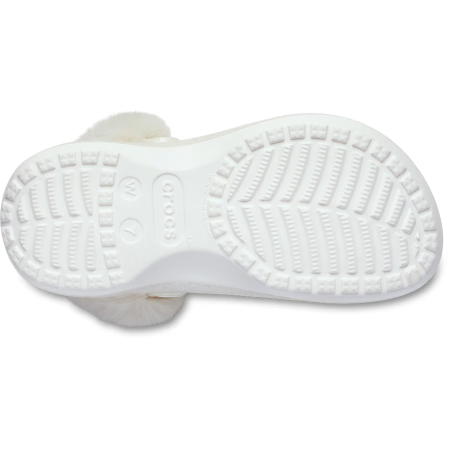Classic Platform Fuzz Lined Glitter Clog