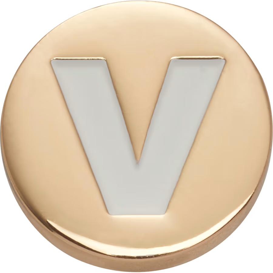 Gold Letter V