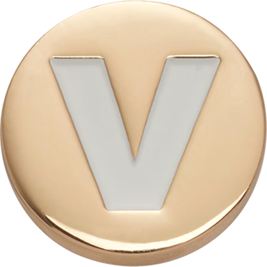 Gold Letter V