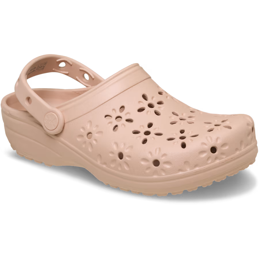Classic Floral Cut-Out Clog