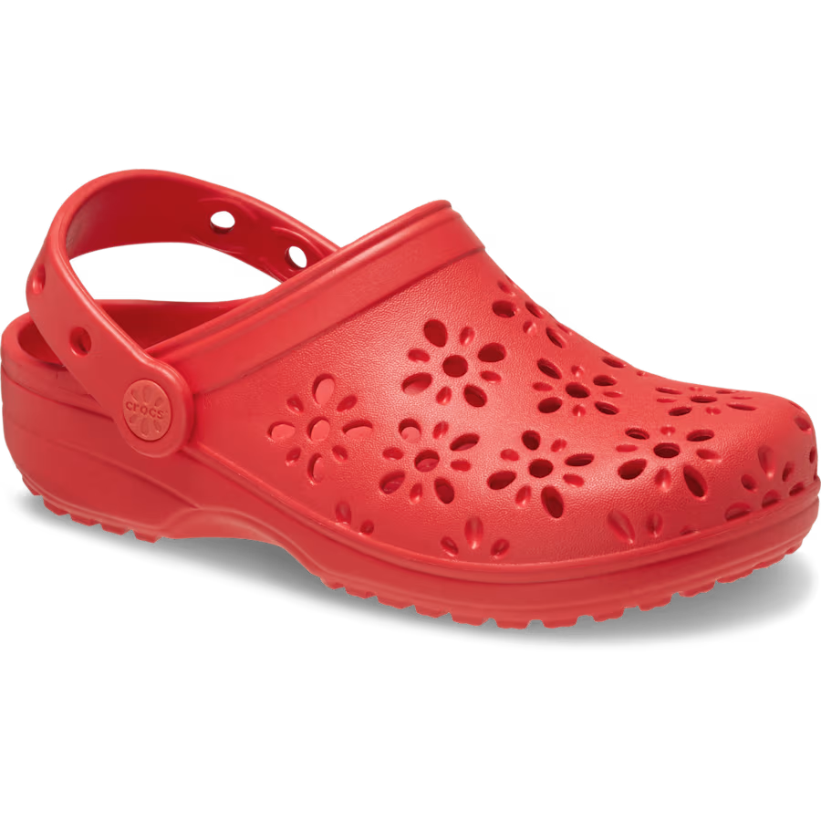 Kids' Classic Floral Cut-Out Clog