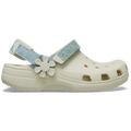 Kids’ Classic Denim Flower Adjustable Backstrap Clog