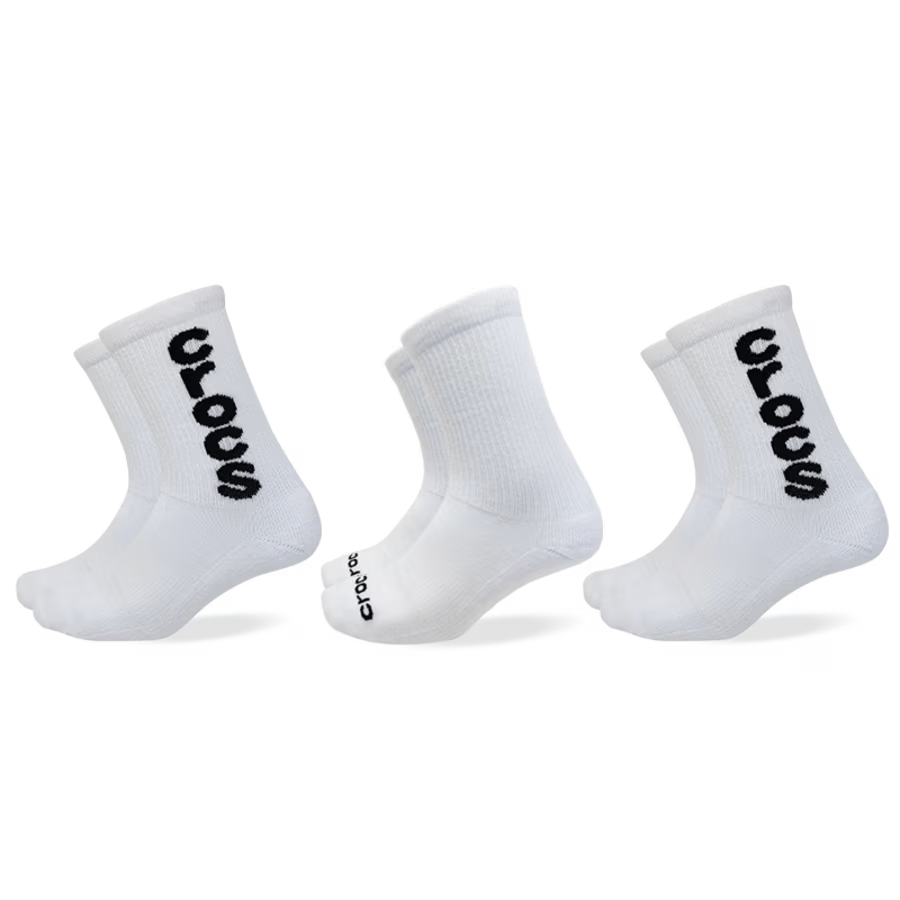 CrocsSocks Crew Macro Logo 3PK