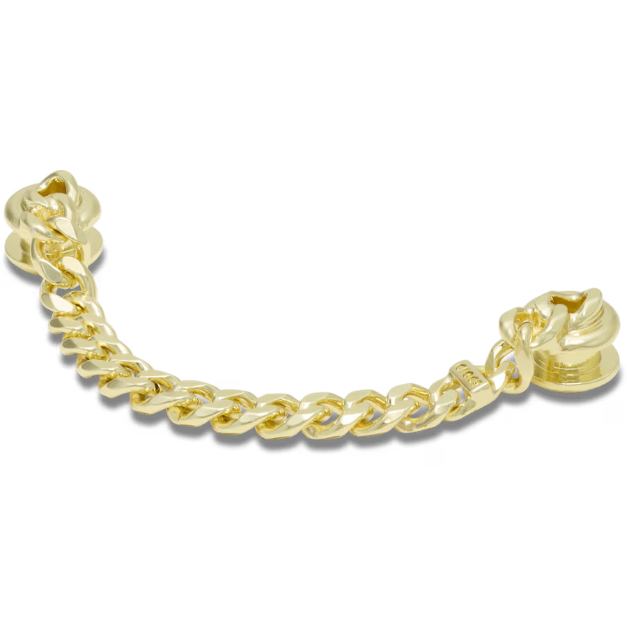 Gold Flat Curb Chain