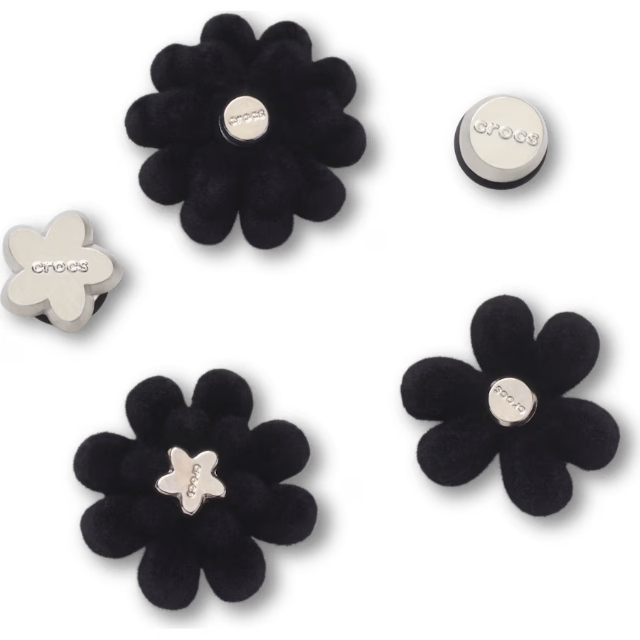 Black Velvet Flower 5 Pack