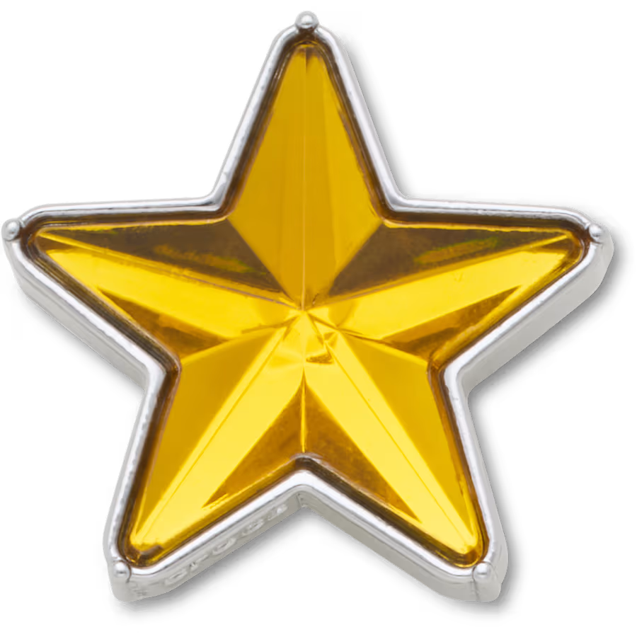Orange and Silver SMT Gem Star