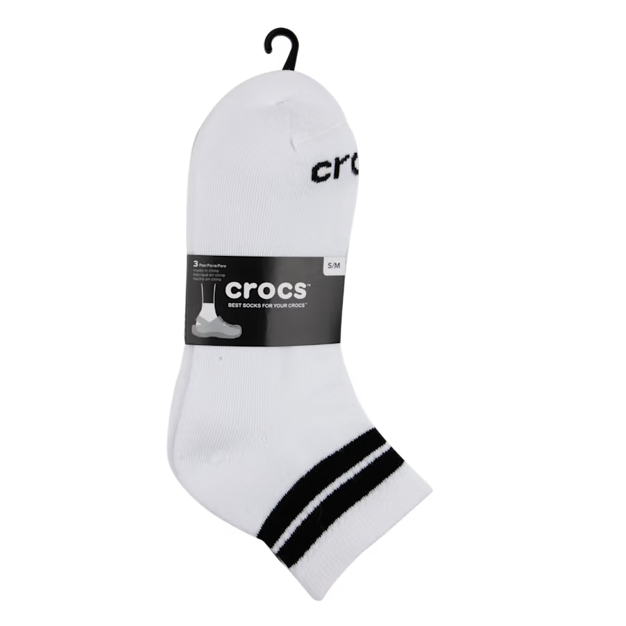 CrocsSocks Retro Ankle Stripe 3-Pack