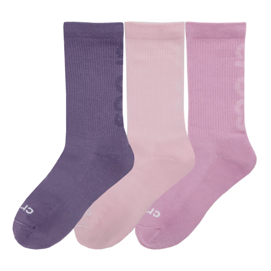 Crocs Socks Crew Texture Logo 3-Pack
