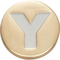 Gold Letter Y