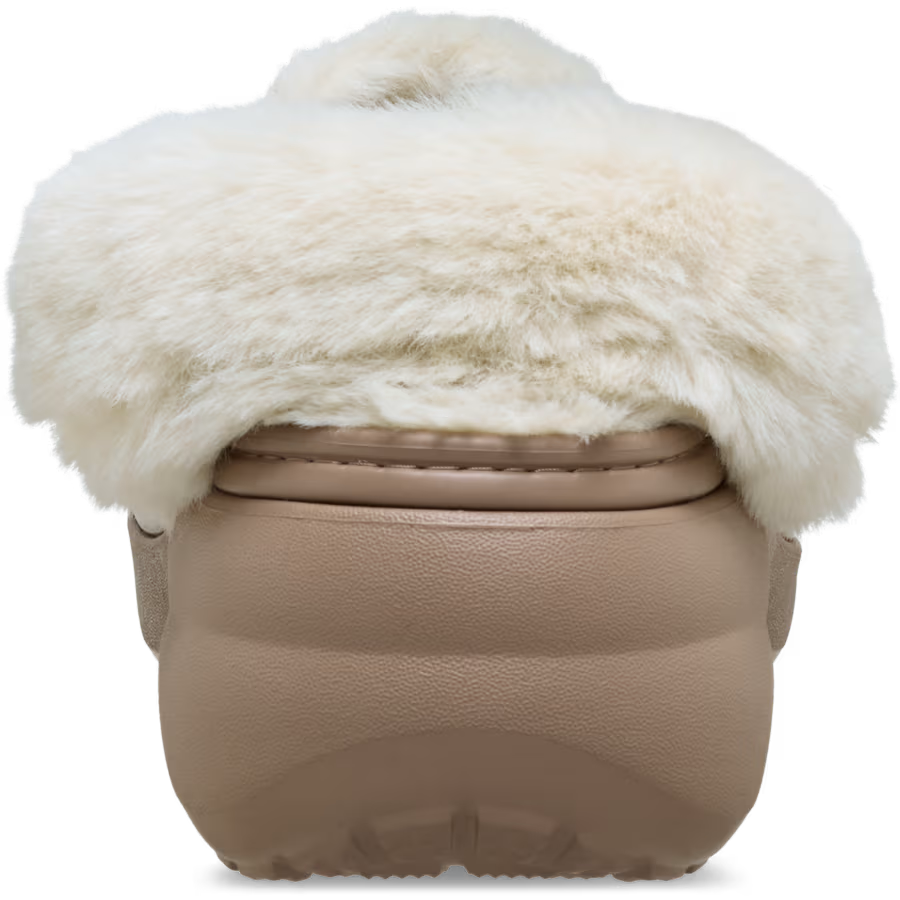 Classic Platform Fuzz Lined Clog