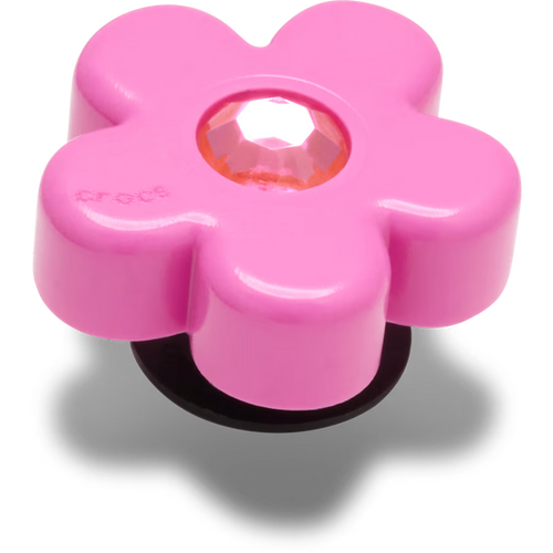 Bright Pink Flower With Gem