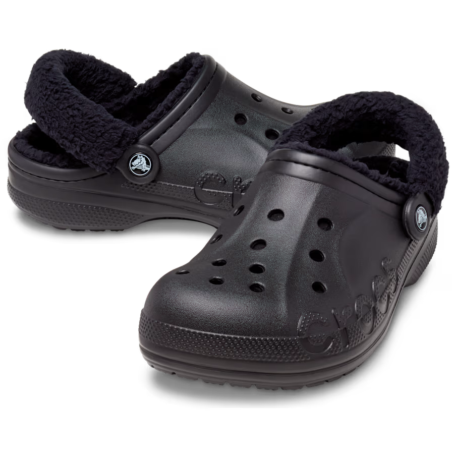 Baya Lined Fuzz-Strap Clog