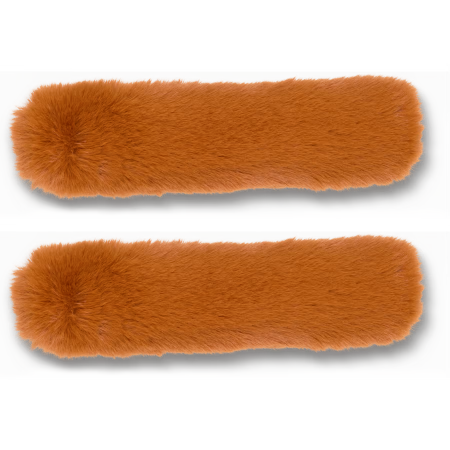 Faux Fur Back Strap Scrunchie Btc