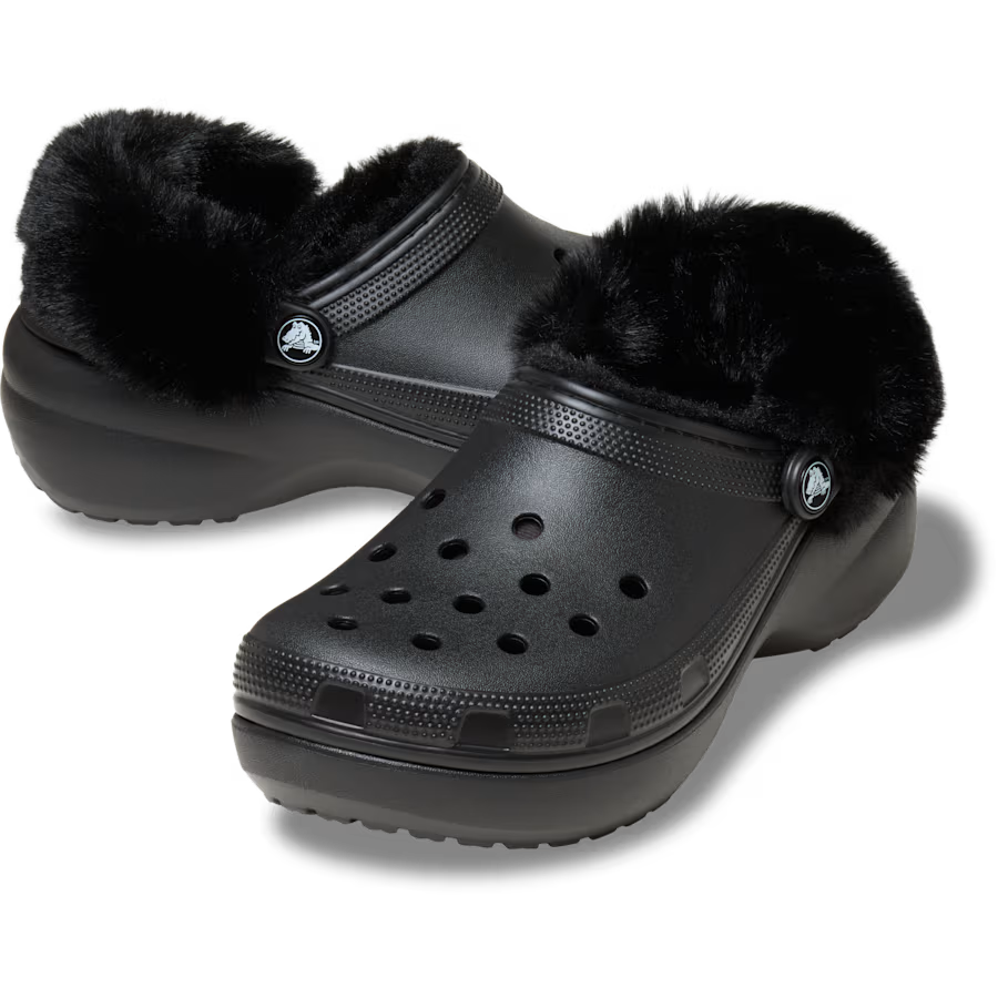 Classic Platform Fuzz Lined Clog