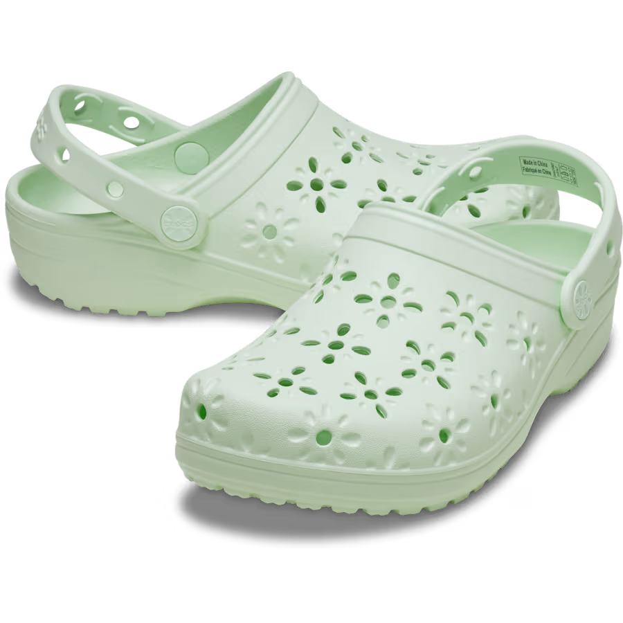 Classic Floral Cut-Out Clog